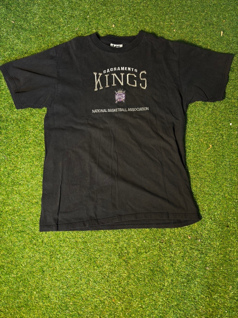 Lee Sacramento Kings Black Graphic Tee